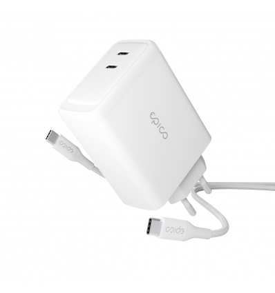 Epico 100W GaN síťová nabíječka s 2m USB-C kab.