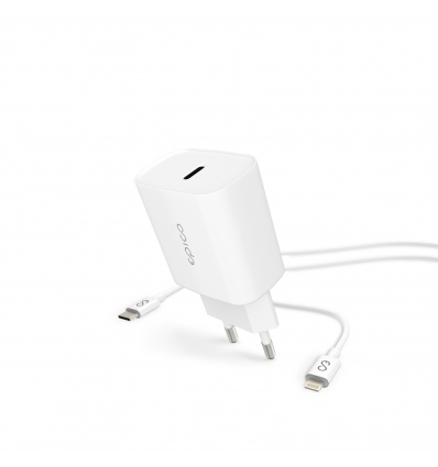 Epico UltraBoost GaN 20W síťový adaptér EA20 - bílá