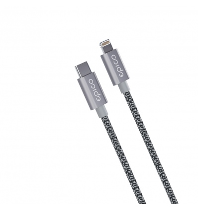 Epico Fabric Braided Cable USB-C to Lightning 1.8m