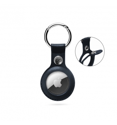 Epico Leather Case for AirTag - modrá