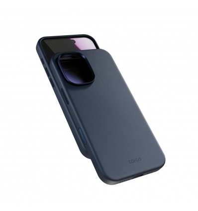 Epico Leather Mag+ Case iPhone 17 - modrá