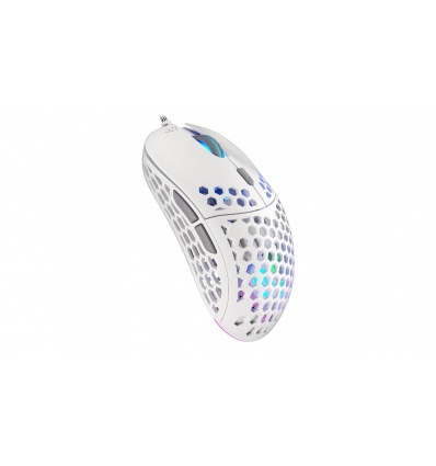 Endorfy LIX Plus/Herní/Optická/Pro praváky/19 000 DPI/Drátové USB-A/Bílá