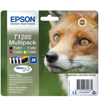 Multipack CMYK Ink Cartridge (T1285)