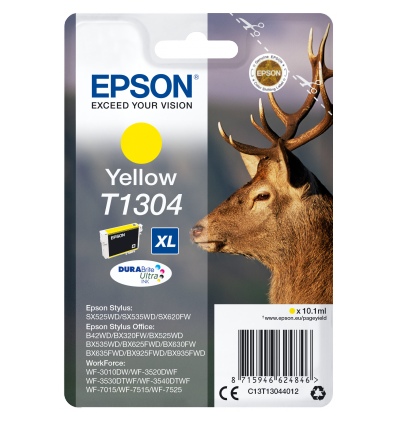 Epson Singlepack Yellow T1304 DURABrite Ultra Ink