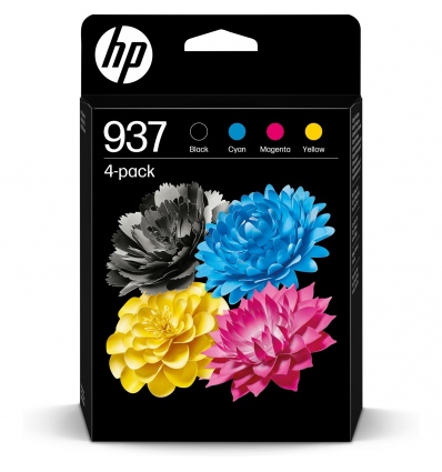 HP 937 Čtyřbalení ink. kazet, 6C400NE