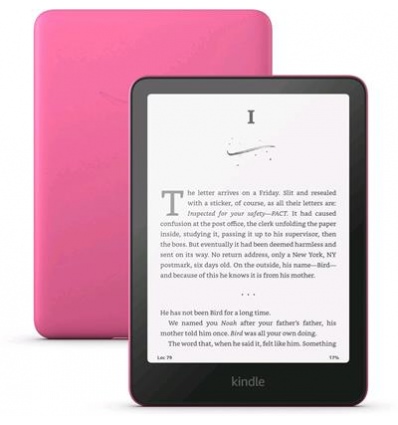 E-book Amazon Kindle Paperwhite 2024 (16 GB), raspberry, s reklamou