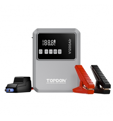 TOPDON Car Jump Starter JumpSurge V1200air/10000mAh/1200A/6,0l benzín/4,5l nafta
