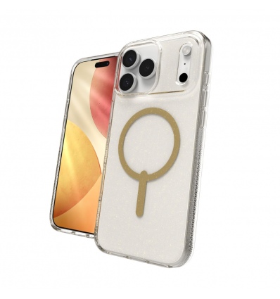 ZAGG Ochranný kryt Milan Snap Apple 17 Pro Max Glitter Gold