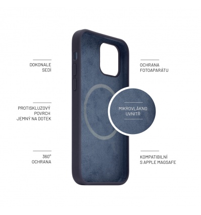 FIXED MagFlow Apple iPhone 12 PM, modrý