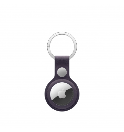 AirTag FineWoven Key Ring - Midnight Purple