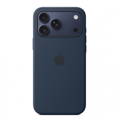 iPhone 17 Pro Max Silicone Case with MS–Midnight