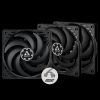ARCTIC P12 Slim PWM PST – 120mm Pressure optimized case fan | Slim profile | PWM controlled speed wi