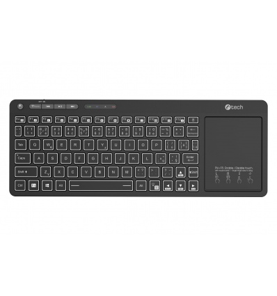 Klávesnice C-TECH WLTK-03, Dual, Touchpad