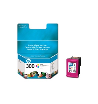 HP 300 - 3 barevná inkoustová kazeta, CC643EE
