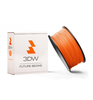 3DW - ABS filament 1,75mm oranžová, 1kg (2x 0,5kg), tisk 220-250°C