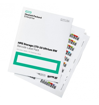 HPE LTO-10 Ultrium RW Bar Code Label Pack
