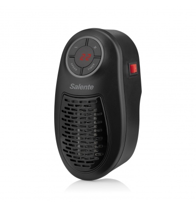 Salente HotHeat, teplovzdušný mini ventilátor, 500 W, černý