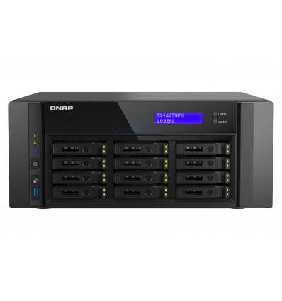 QNAP TS-h1277AFX-R7-32G (Ryzen 7 5,5GHz, ZFS, 32GB DDR5 ECC RAM, 12x 2,5" SATA, 2x 2,5GbE, 2x 10GbE)
