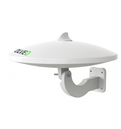 EVOLVEO Jade 1, aktivní venkovní anténa FM/DAB+/DVB-T2, filtr LTE,4G,5G