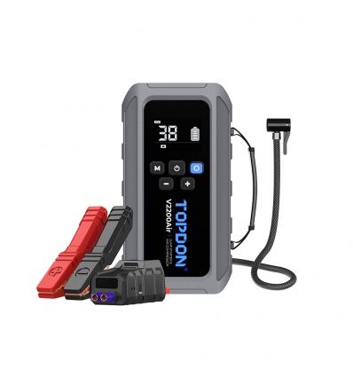 TOPDON Car Jump Starter JumpSurge V2200air/12000mAh/max výstupní proud 2200A/4-150PSI