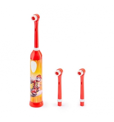 Oscilační zubní kartáček Tlapková patrola MOTO červený