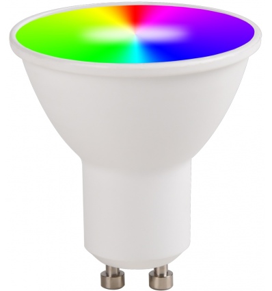 iGET HOME BS2 - Wi-Fi LED žárovka 5.5W RGB, CCT, GU10, stmívatelná, samostatná
