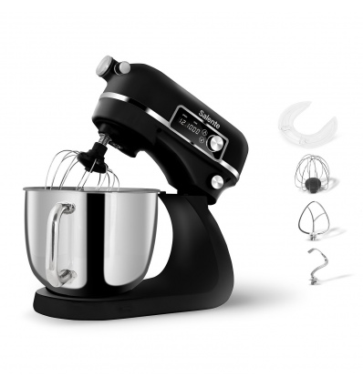 Salente DigiChef2, kuchyňský robot, mísa 6 litrů, celokovový, digitální displej, černý