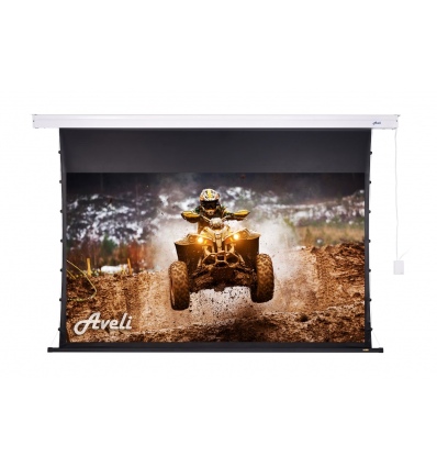 Nástěnné plátno AVELI PREMIUM,black,221x124(16:9)