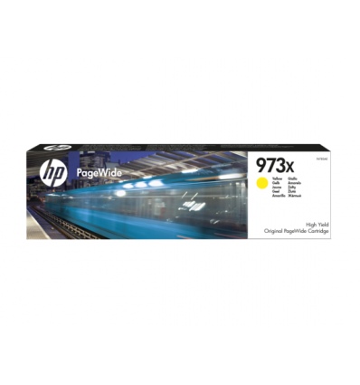 HP 973X žlutá inkoustová kazeta, F6T83AE
