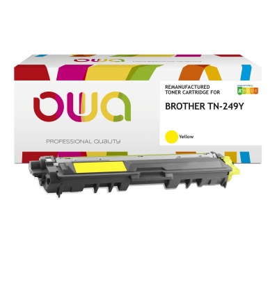 OWA Armor toner kompatibilní s Brother TN-249Y, 4000st, žlutá/yellow