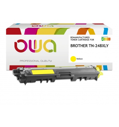 OWA Armor toner kompatibilní s Brother TN-248XL Y, 2300st, žlutá/yellow