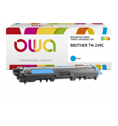OWA Armor toner kompatibilní s Brother TN-249C, 4000st, modrá/cyan