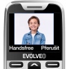 EVOLVEO EasyPhone XR, mobilní telefon pro seniory s nabíjecím stojánkem, bílá