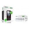 EVOLVEO StrongPhone W4, vodotěsný odolný Dual SIM telefon, černo-červená