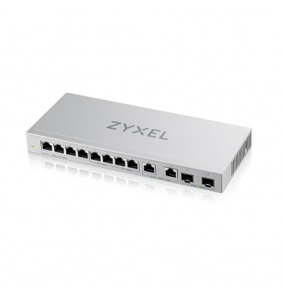 Zyxel XGS1010-12 v2, 12-Port Gigabit Unmanaged Switch with 8-Port 1G + 2-Port 2.5G + 2-Port SFP+