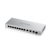 Zyxel XGS1250-12 v2, 12-Port GB webmanaged Switch w. 8 port 1G + 3-Port MultiGig + 1-Port SFP+