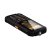 EVOLVEO StrongPhone Q1, vodotěsný odolný Dual SIM telefon, černo-oranžový