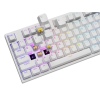 Herní mechanická klávesnice Genesis THOR 404/RGB/Gateron Yellow Pro/Drátové USB-A/US layout/Bílá
