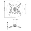 Univerzální držák na projektor Vogel's PPC 2500, do 30 Kg, stříbrný