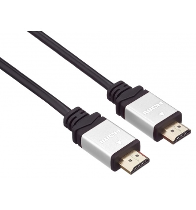 PremiumCord kabel HDMI M/M, zlac.a kovové HQ, 10m