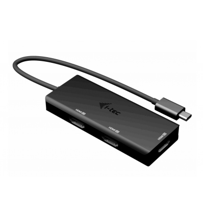 i-tec USB-C Triple 4K HDMI Video Adapter, Power Delivery 100W