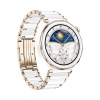 Huawei Watch GT 5 Pro/42mm/Gold/Elegant Band/Ceramic White