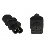 PremiumCord Adaptér IEC C13 F - IEC C6 M, 230V