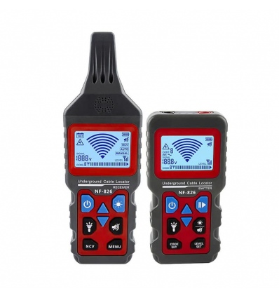 W-Star Hledač kabelů WSNF826, 12-400V traser kabelů, až 1km, 2m