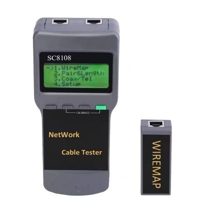 W-Star Síťový multifunkční UTP kabel tester RJ45 WSSC8108