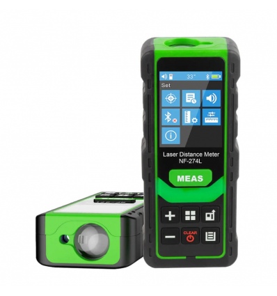 W-Star Laserový metr vzdálenosti WSNF274L, 80m,hlas, BT, zelený paprsek, sčítání, odčítání
