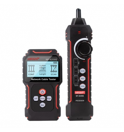 W-Star Tester kabelů UTP WSNF8209S, RJ45, Poe, hledací sonda, flash port