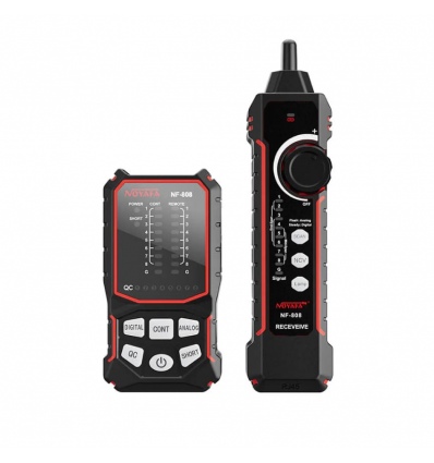 W-Star Tester kabelů UTP WSNF808, RJ45, RJ11, hledačka kabelů, NCV