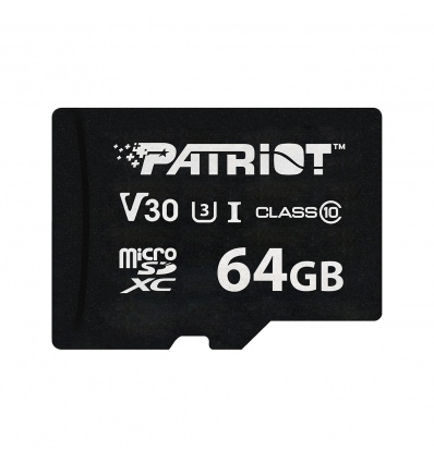 Patriot VX V30 U3/Micro SDXC/64GB/UHS-I U3 / Class 10