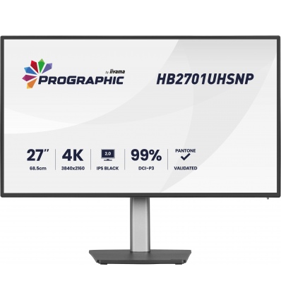 iiyama ProGraphic/HB2701UHSNP-B1/27"/IPS/4K UHD/60Hz/4ms/Černá/3R